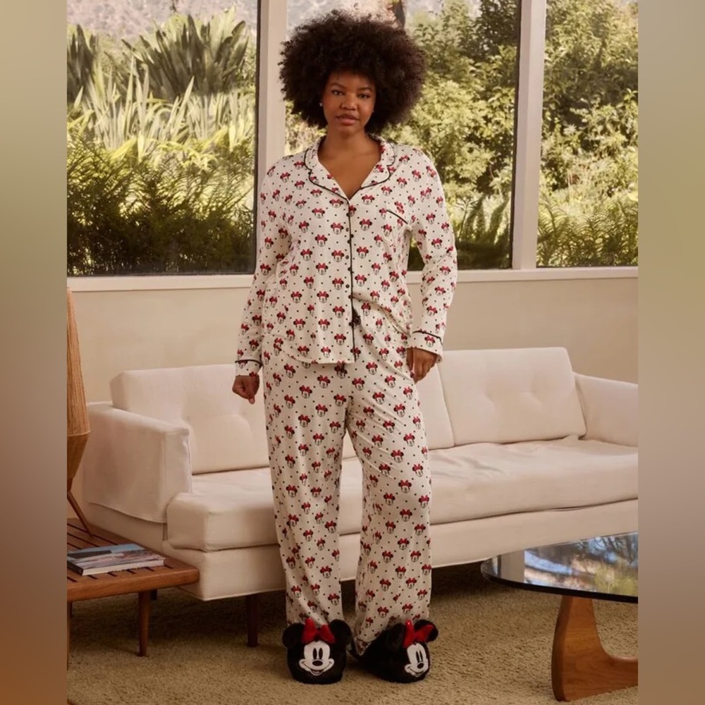 Forever 21 Disney Minnie Mouse Pajama Set Plus Size